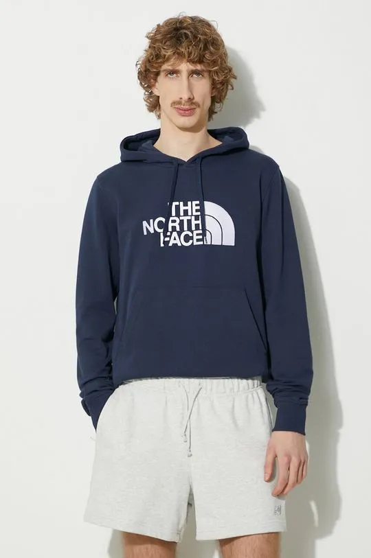 The North Face cotton sweatshirt M Light Drew Peak Pullover Hoodie men's navy blue color NF00A0TE8K21