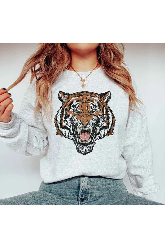 TIGER GRAPHIC SWEATSHIRT