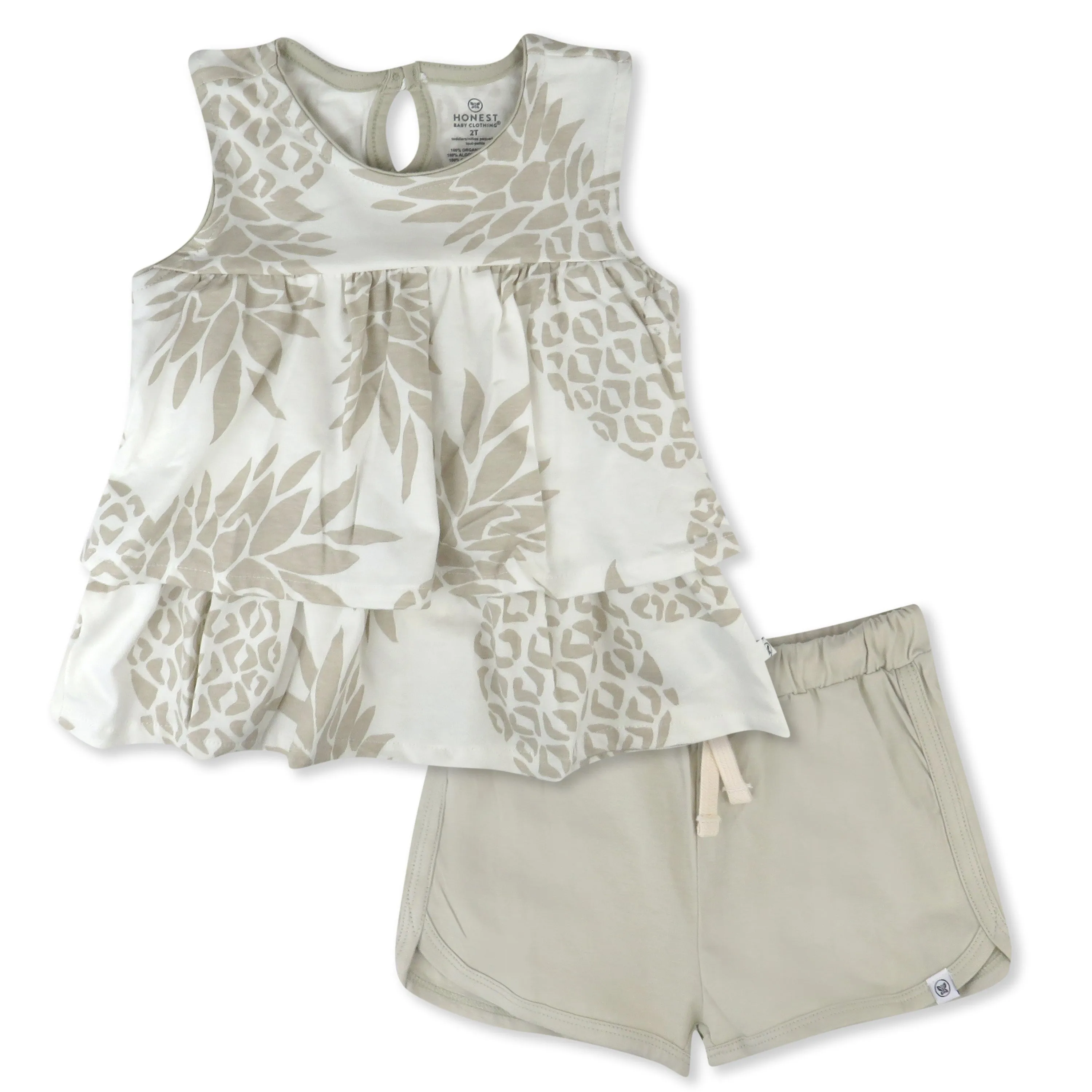 Toddler Layered Top with Short Short