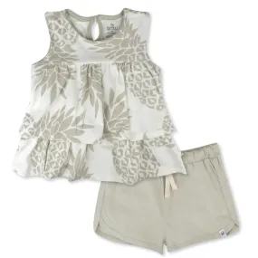 Toddler Layered Top with Short Short