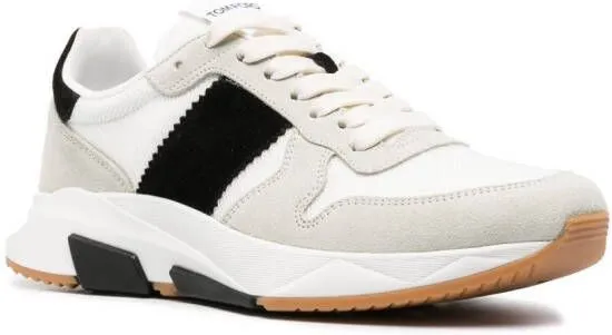 TOM FORD Jagga leather low-top sneakers White