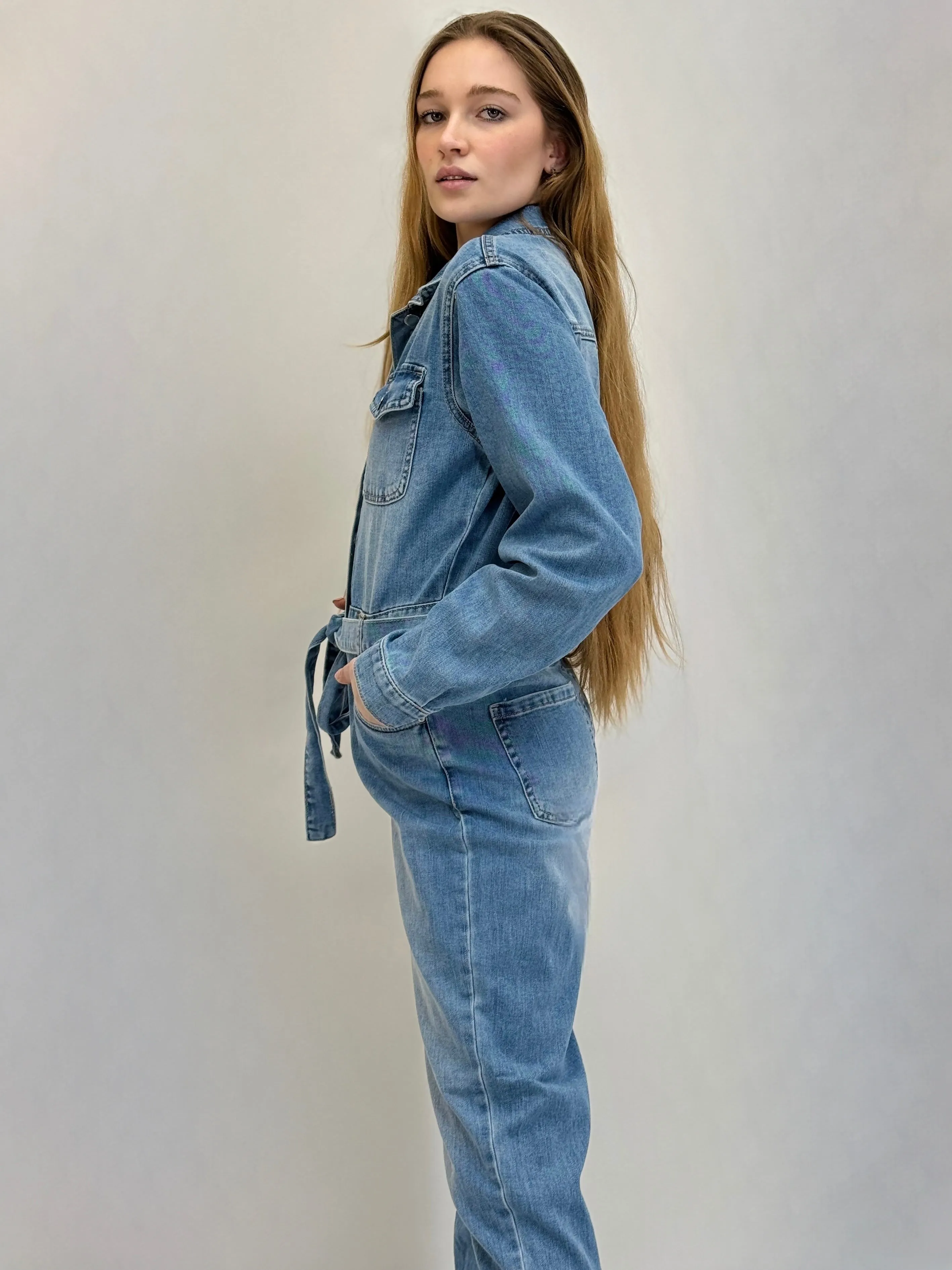 Tuta intera in denim