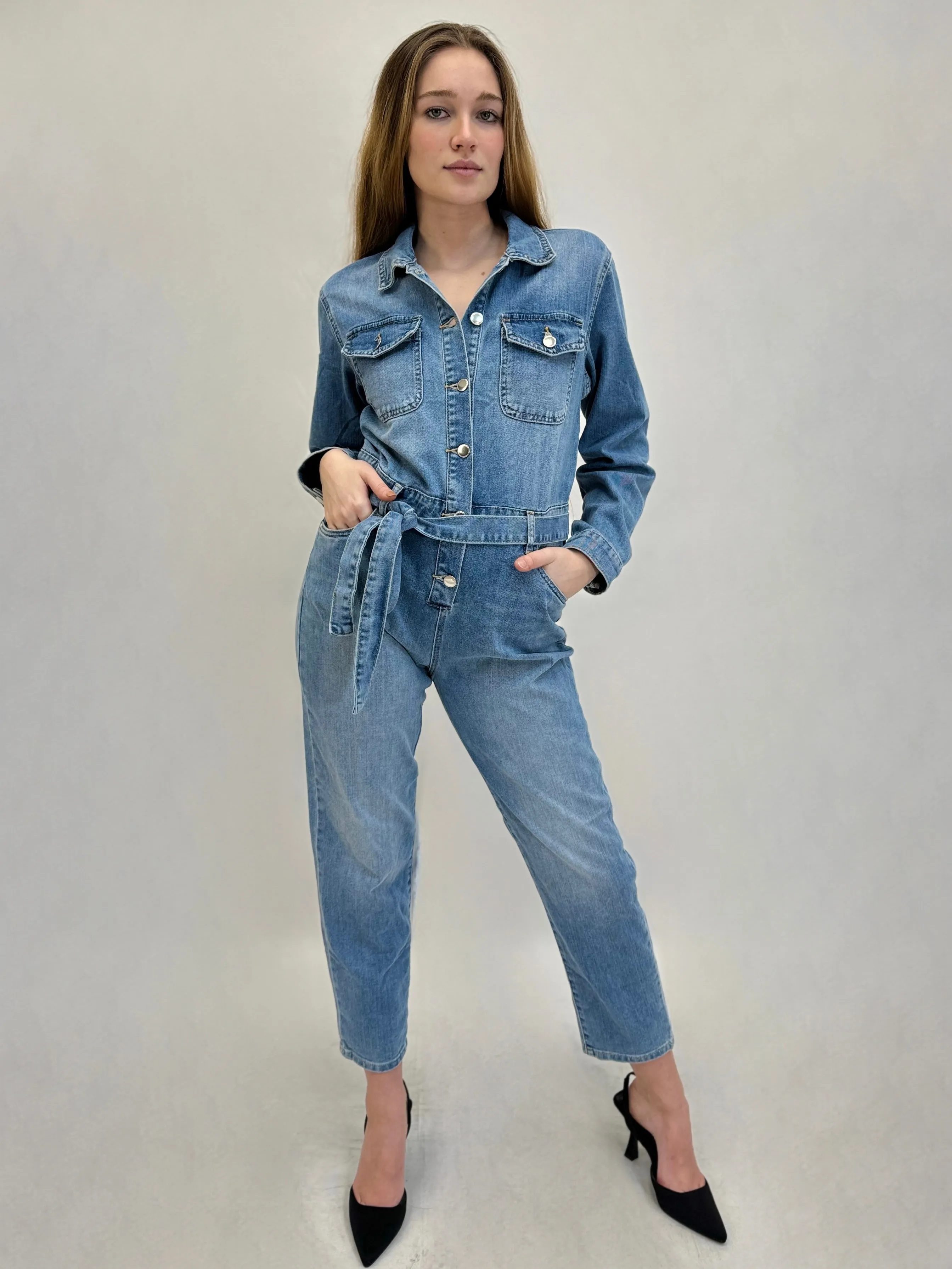 Tuta intera in denim