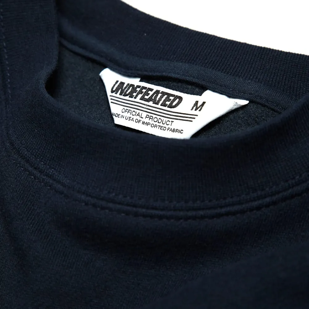 Undefeated 5 Strike Basic Pullover CrewNavy