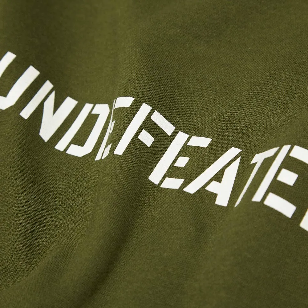 Undefeated Stencil Basic Pullover CrewOlive