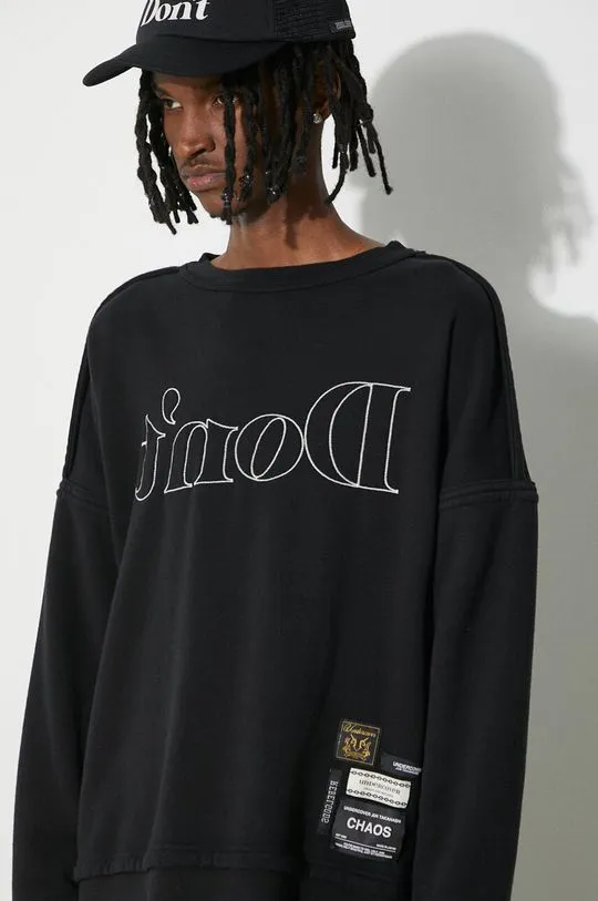 Undercover sweatshirt Pullover men's black color UC1D4811