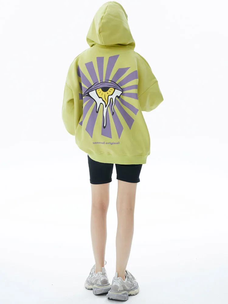 Unusual Original 'Vision' Zip-Up Hoodie