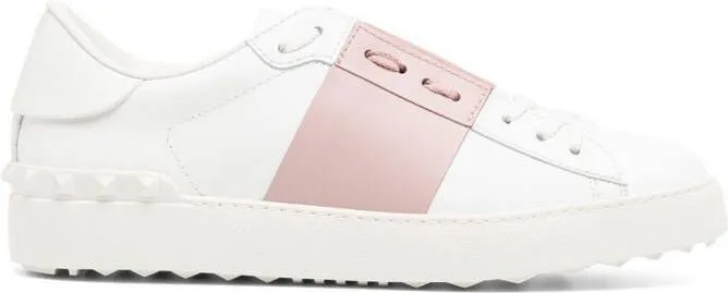 Valentino Garavani Open low-top leather sneakers White