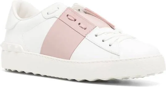 Valentino Garavani Open low-top leather sneakers White