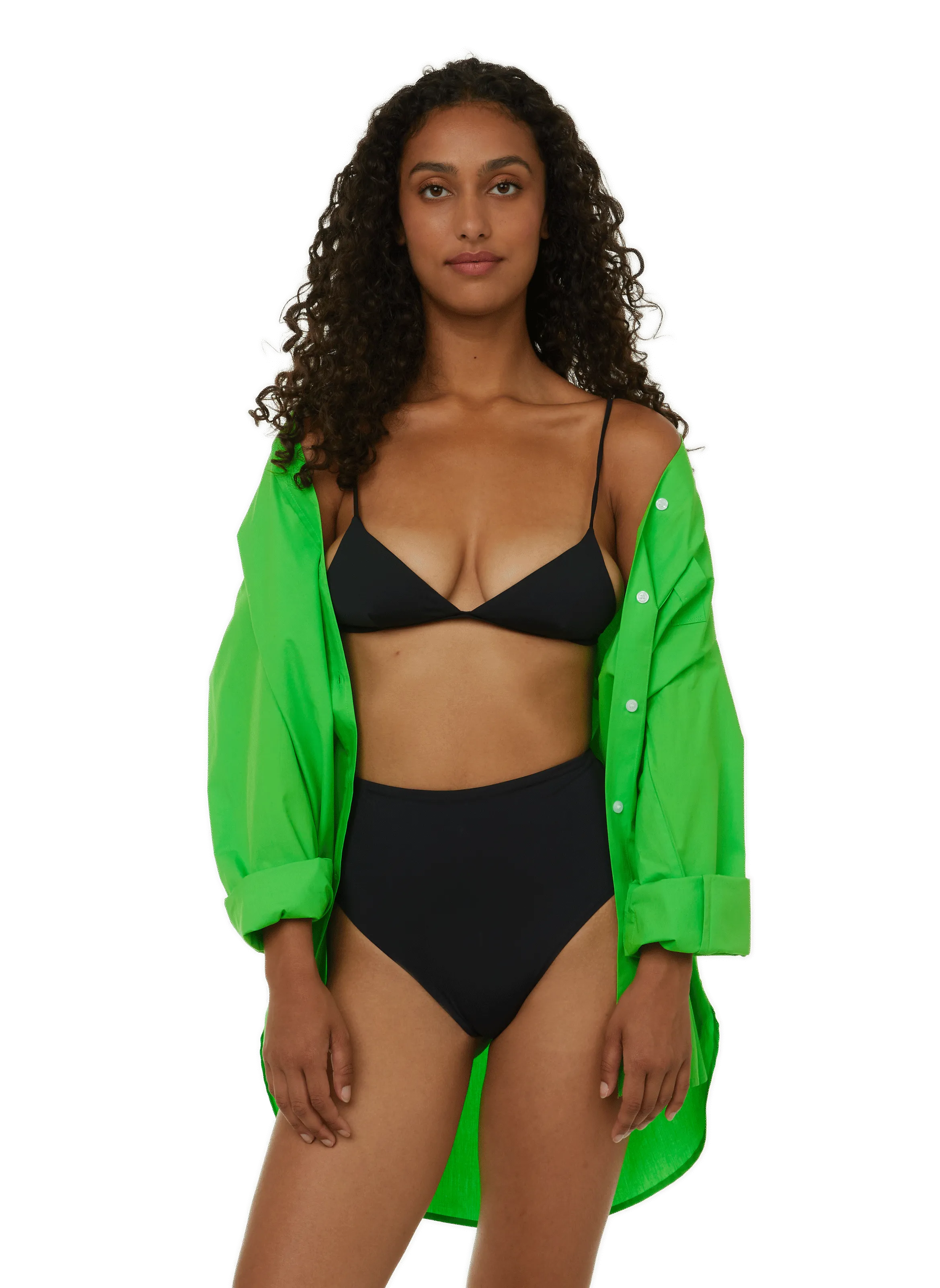 VANESSA SPOSI  Bikini top - Black