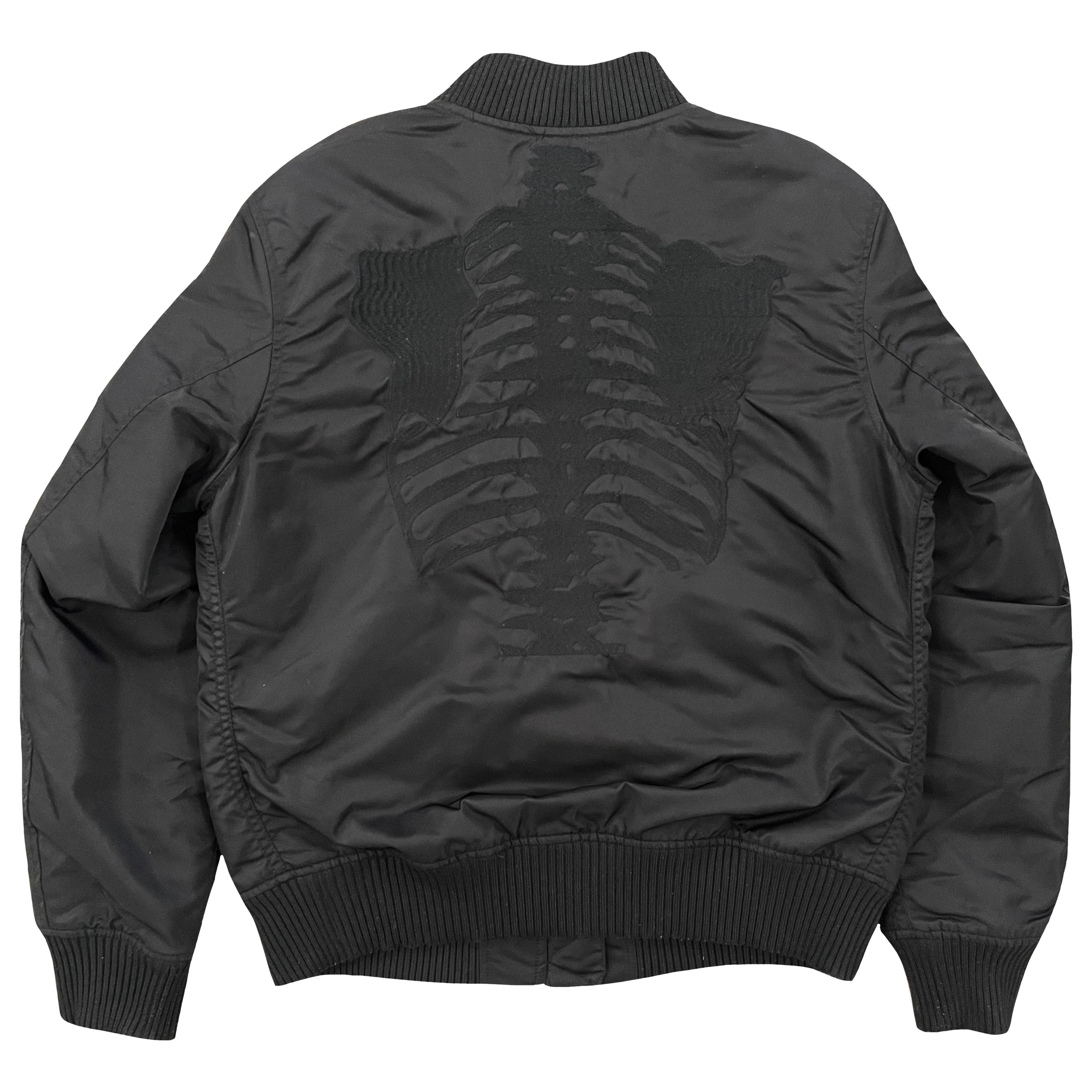 Vanson Leathers Skeleton Bomber Jacket