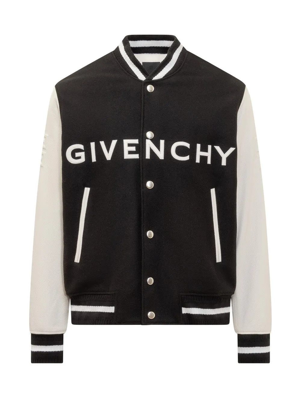 Varsity Wool Jacket with Logo