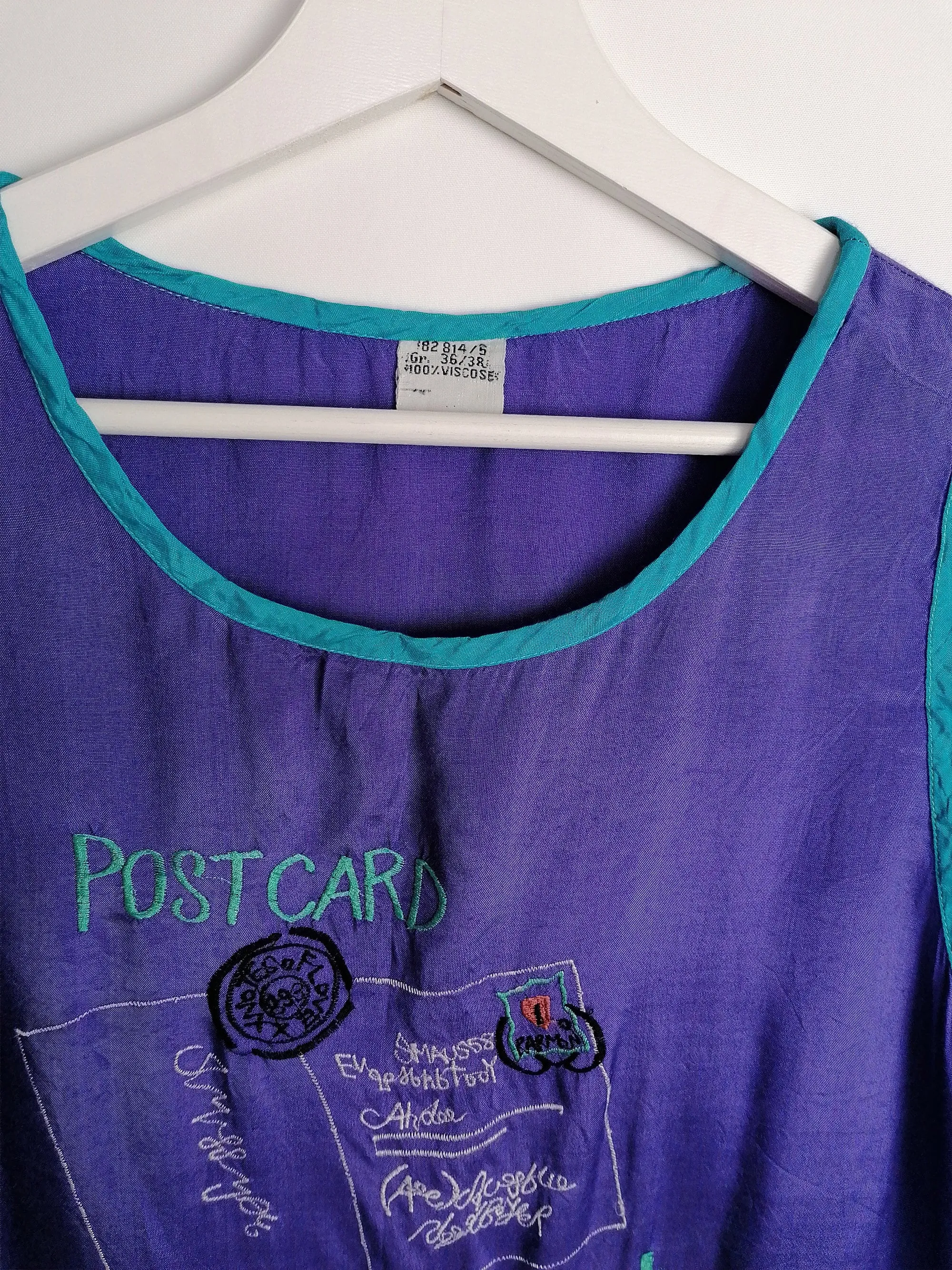 Vintage 80's Silky Vest top