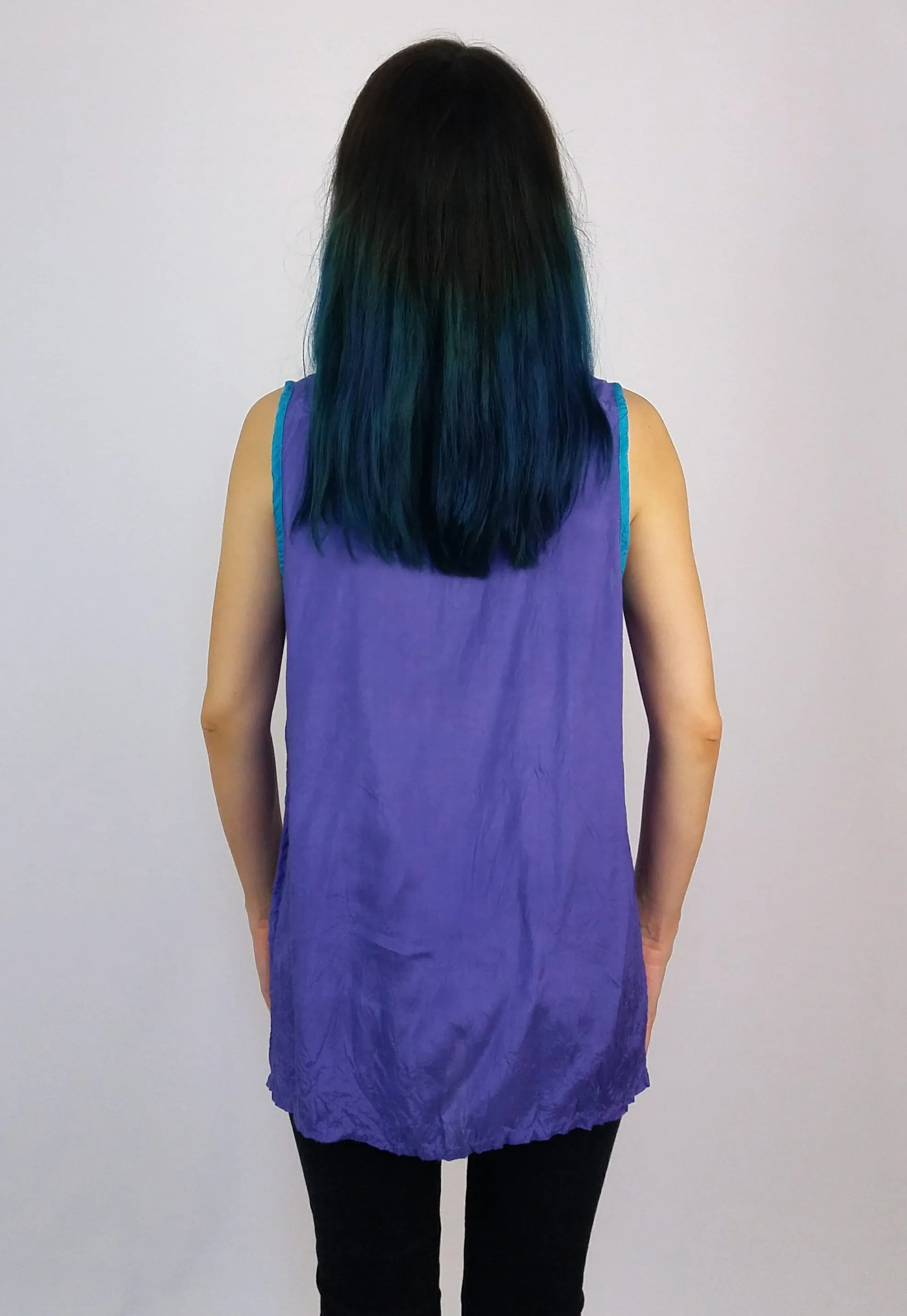 Vintage 80's Silky Vest top