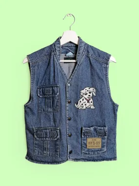 Vintage 90's VEY'S 777 Denim Vest Top Kids - size XS-S women / 140 kids