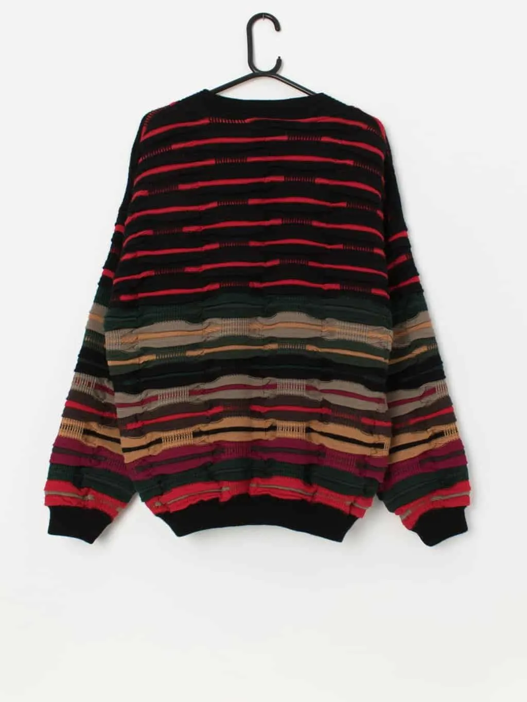 Vintage coogi style cardigan by Carlo Alberto Australia – Large