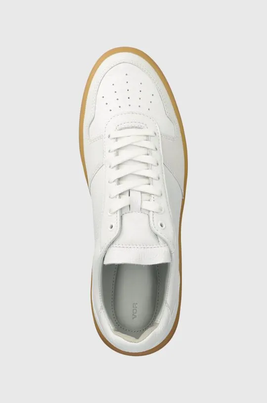 VOR leather sneakers 5A white color 5A.Kautschuk