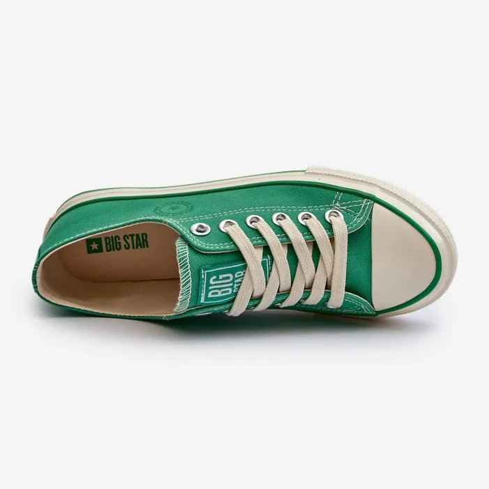 Women's Low Sneakers Big Star NN274268 Green