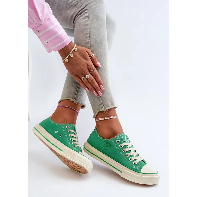 Women's Low Sneakers Big Star NN274268 Green