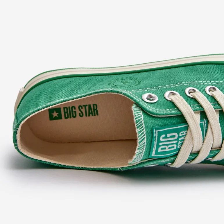 Women's Low Sneakers Big Star NN274268 Green