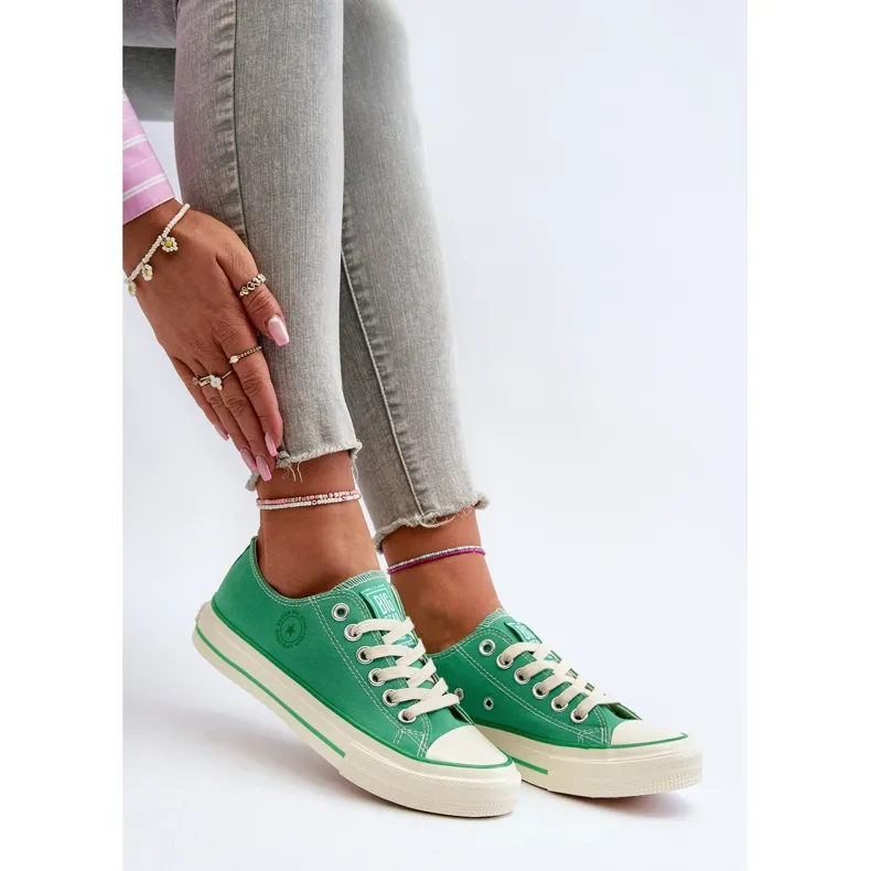 Women's Low Sneakers Big Star NN274268 Green