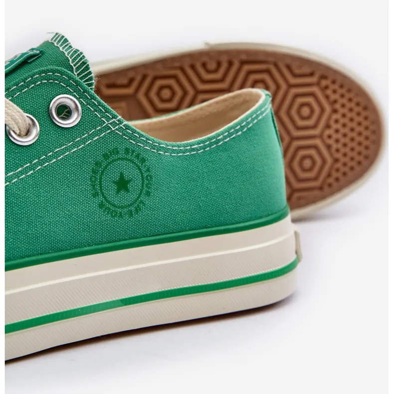 Women's Low Sneakers Big Star NN274268 Green