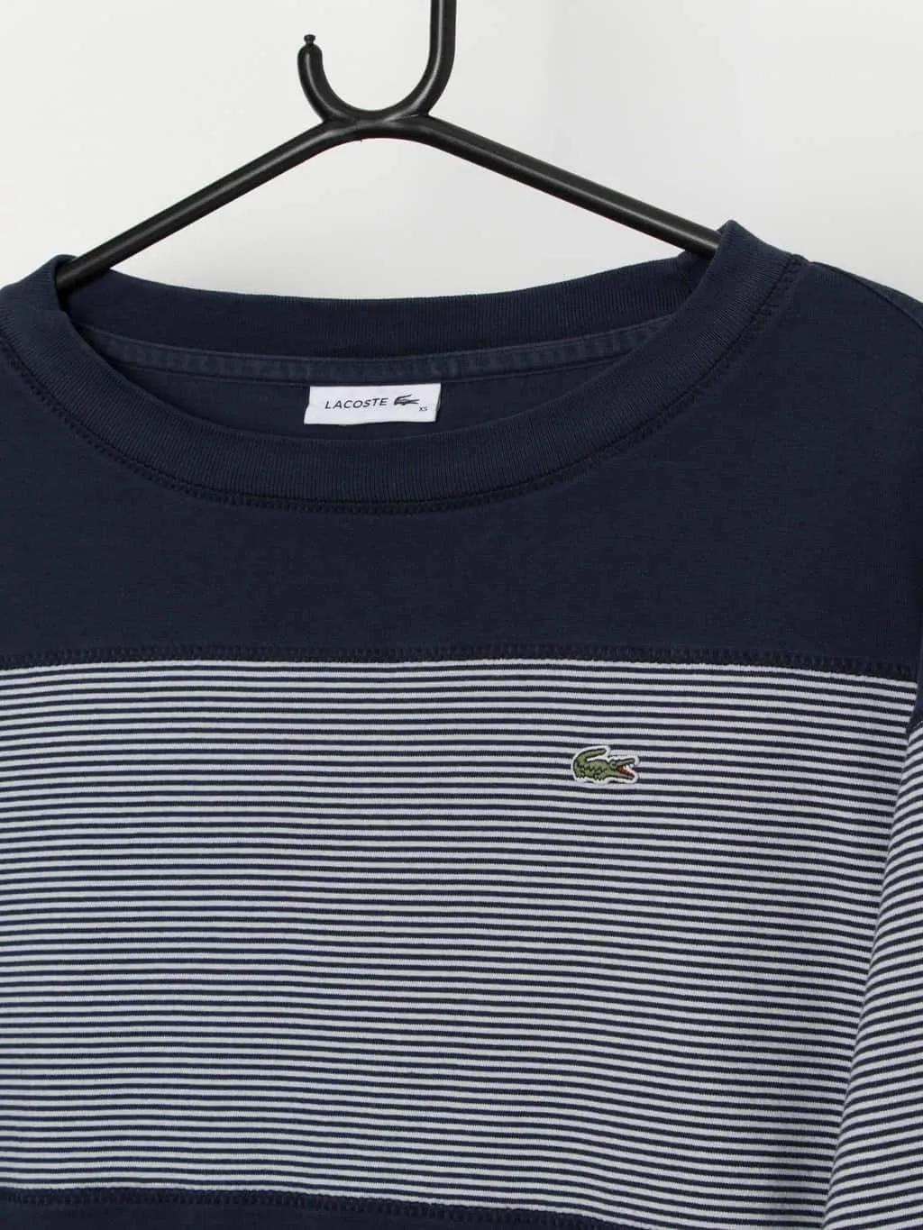 Women’s Lacoste navy blue sweatshirt – Small