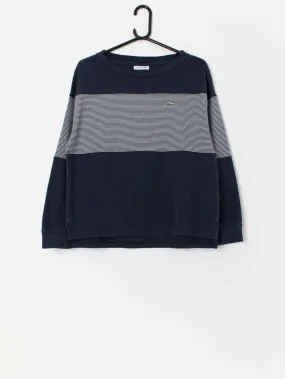 Women’s Lacoste navy blue sweatshirt – Small