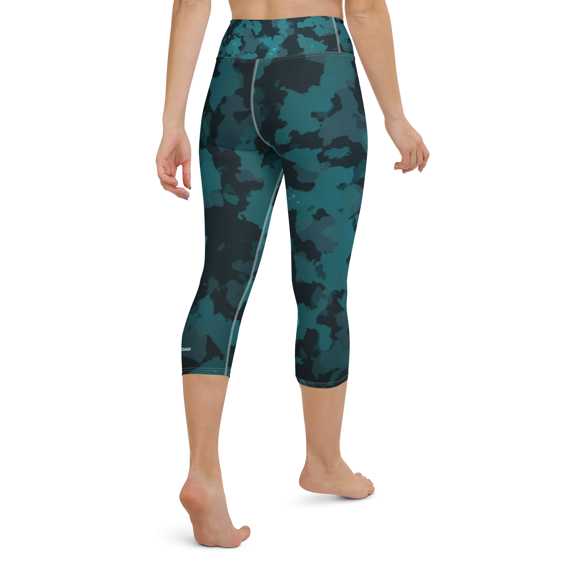 Women's CoastFlex Sport Ocean Camo Capri Leggings