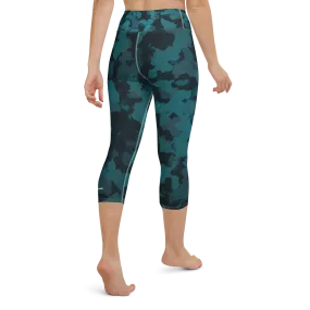 Women's CoastFlex Sport Ocean Camo Capri Leggings