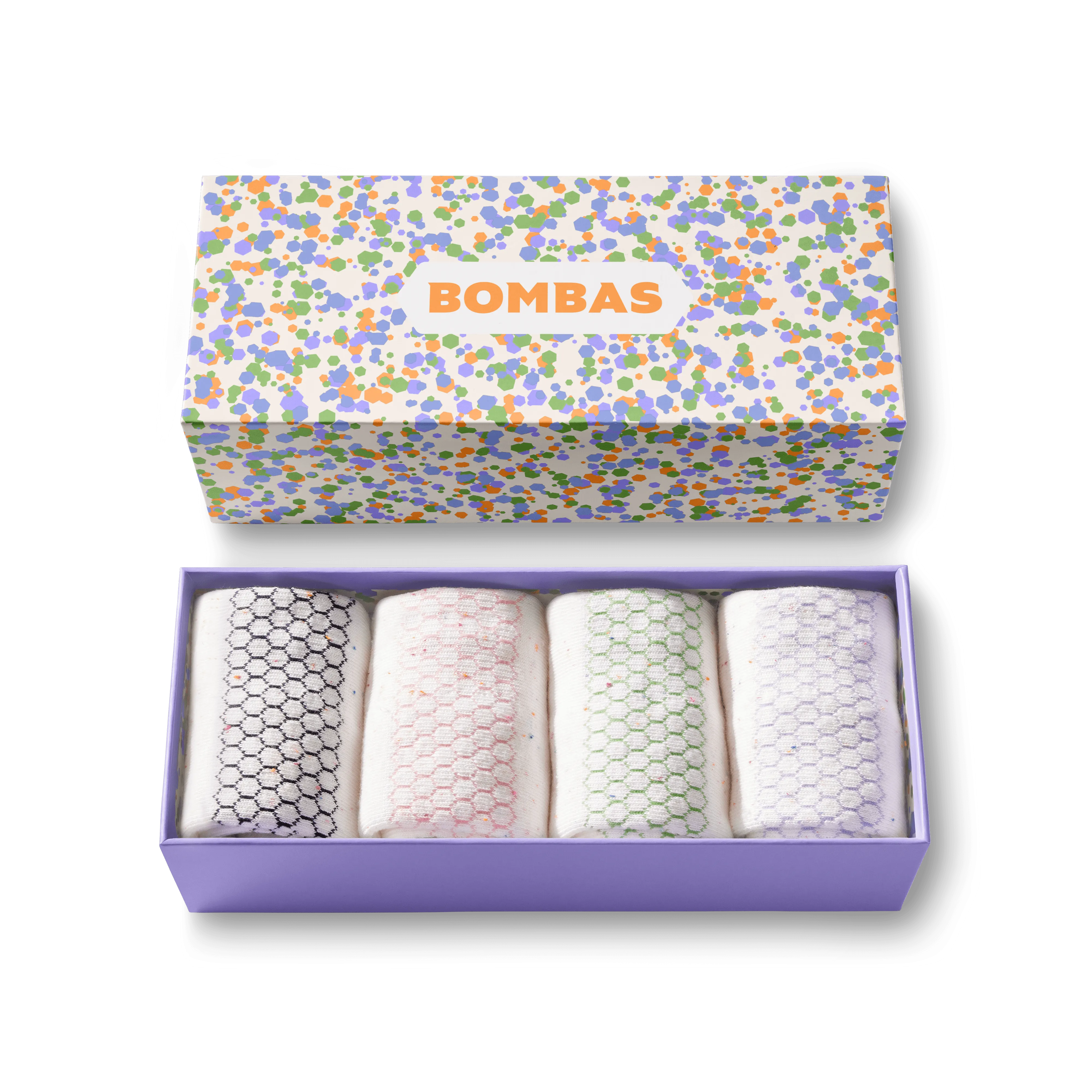 Women's Confetti Ankle Sock 4-Pack Gift Box