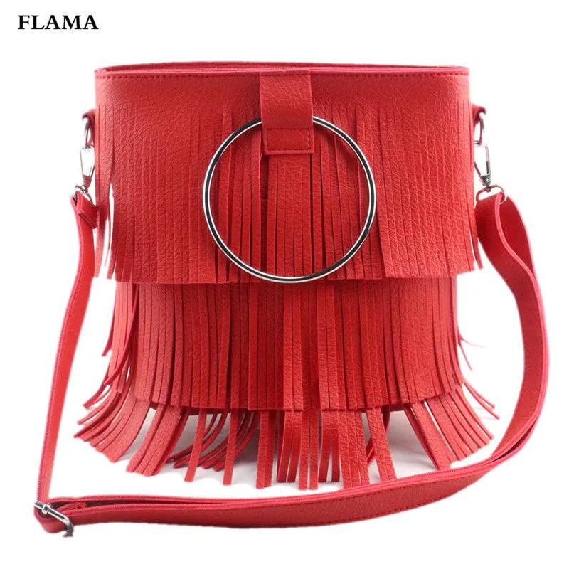 women's hbags designer Tassel leather women messenger bags Shoulder bag crossbody hbag for girls bolsa mujer