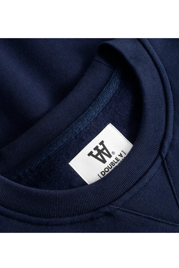 Wood Wood AA Sweatshirt Navy