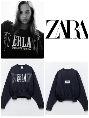 ZARA  |PLUSH SWEATSHIRT EVERLAST® X ZARA