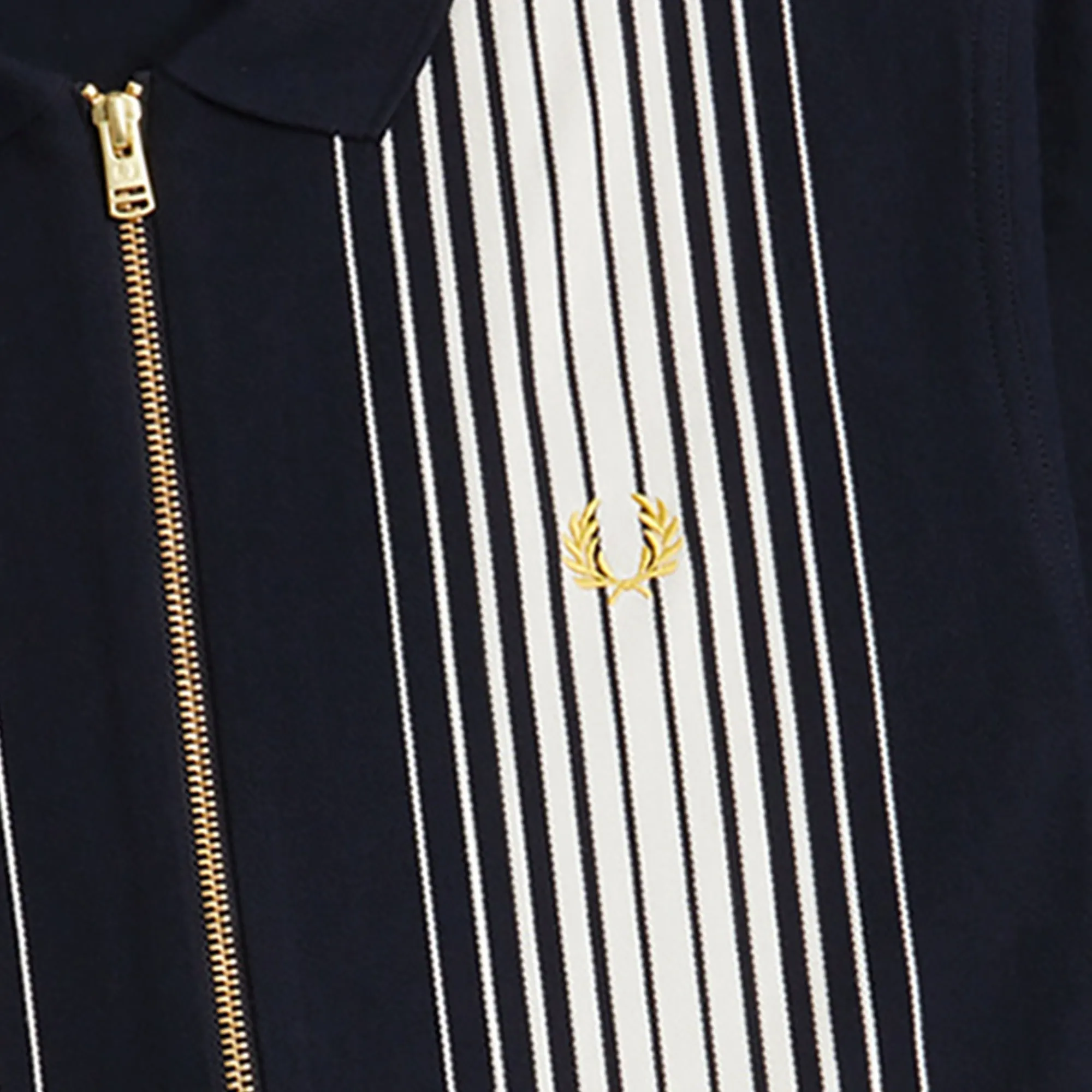 Zip Through Polo Shirt - Navy