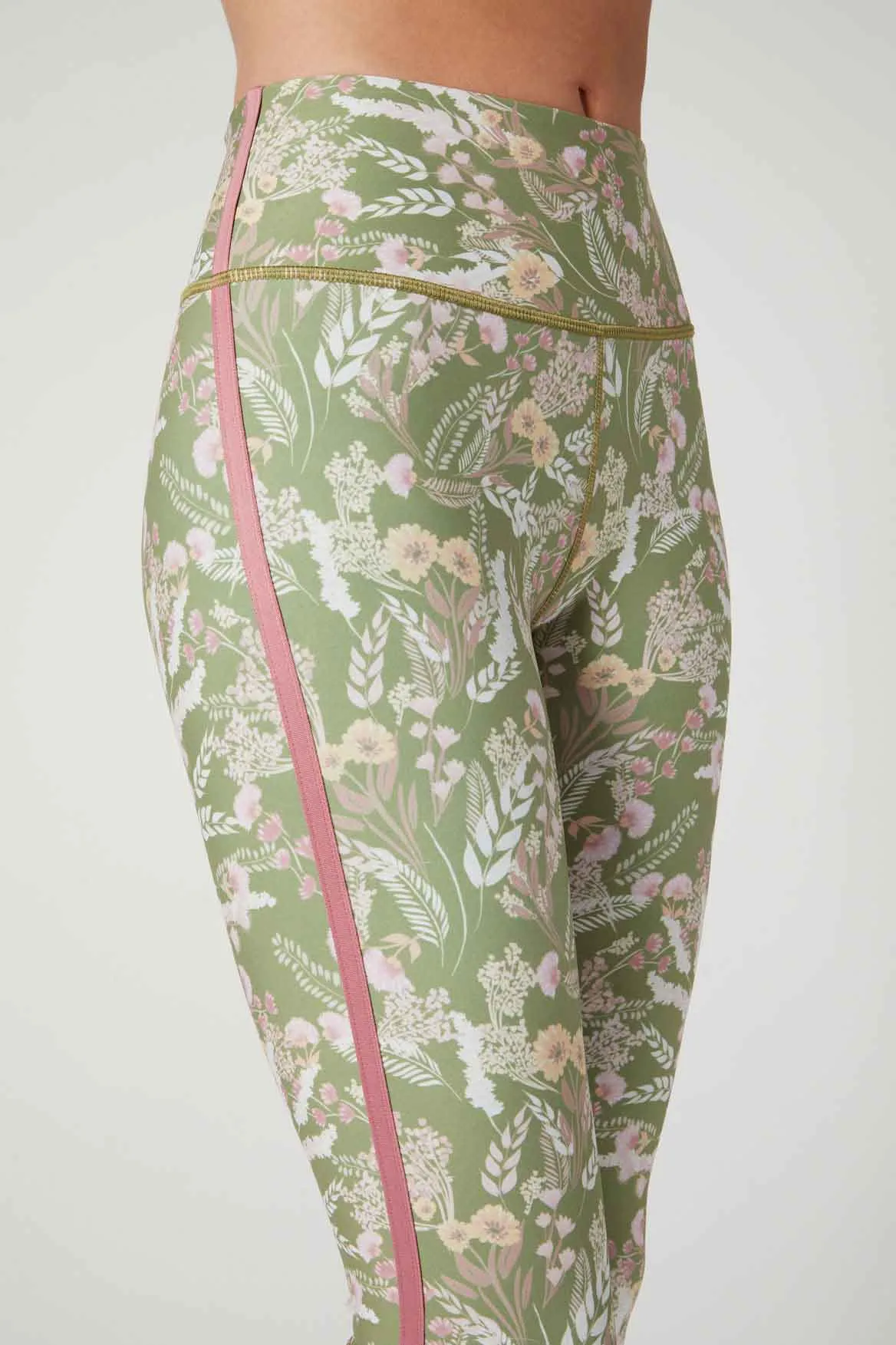 Zoe Back Pocket Legging Calico Sage