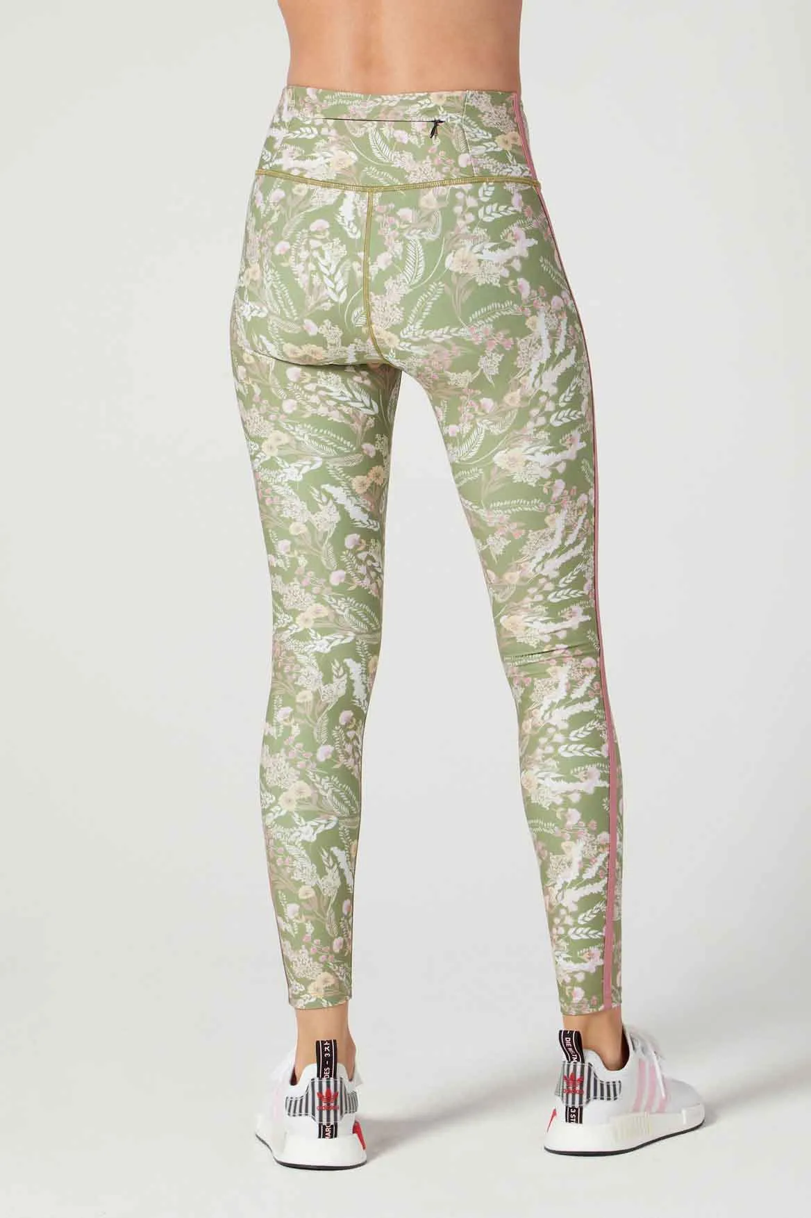 Zoe Back Pocket Legging Calico Sage